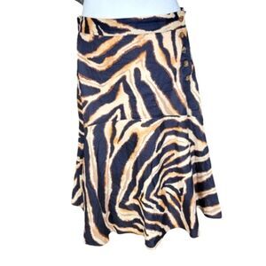 GERARD DAREL PARIS Size 44 Made in France Cotton Animal Print Business Casual